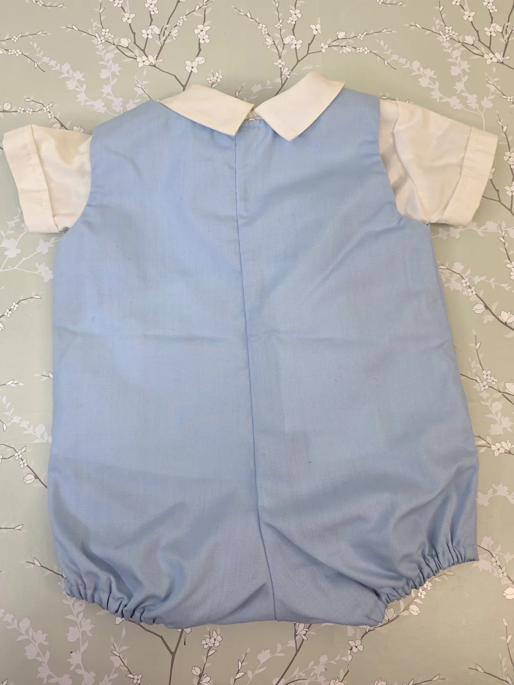 Vintage Boys 2 Piece Romper Outfit